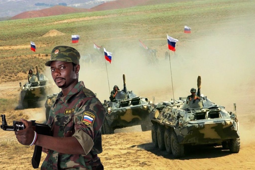 Russian military for Ghanaians